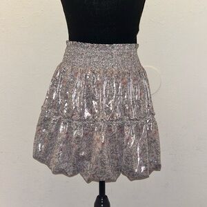 Free People Shiny Mini Skirt 🦄✨